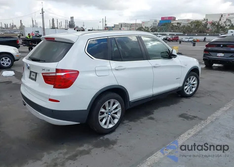 2013 BMW X3 xDrive28I из США, поврежденный, VIN 5UXWX9C55D0A22455